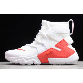 2019 Nike Air Huarache Gripp White Red Shoes AO1730-016 Shoes